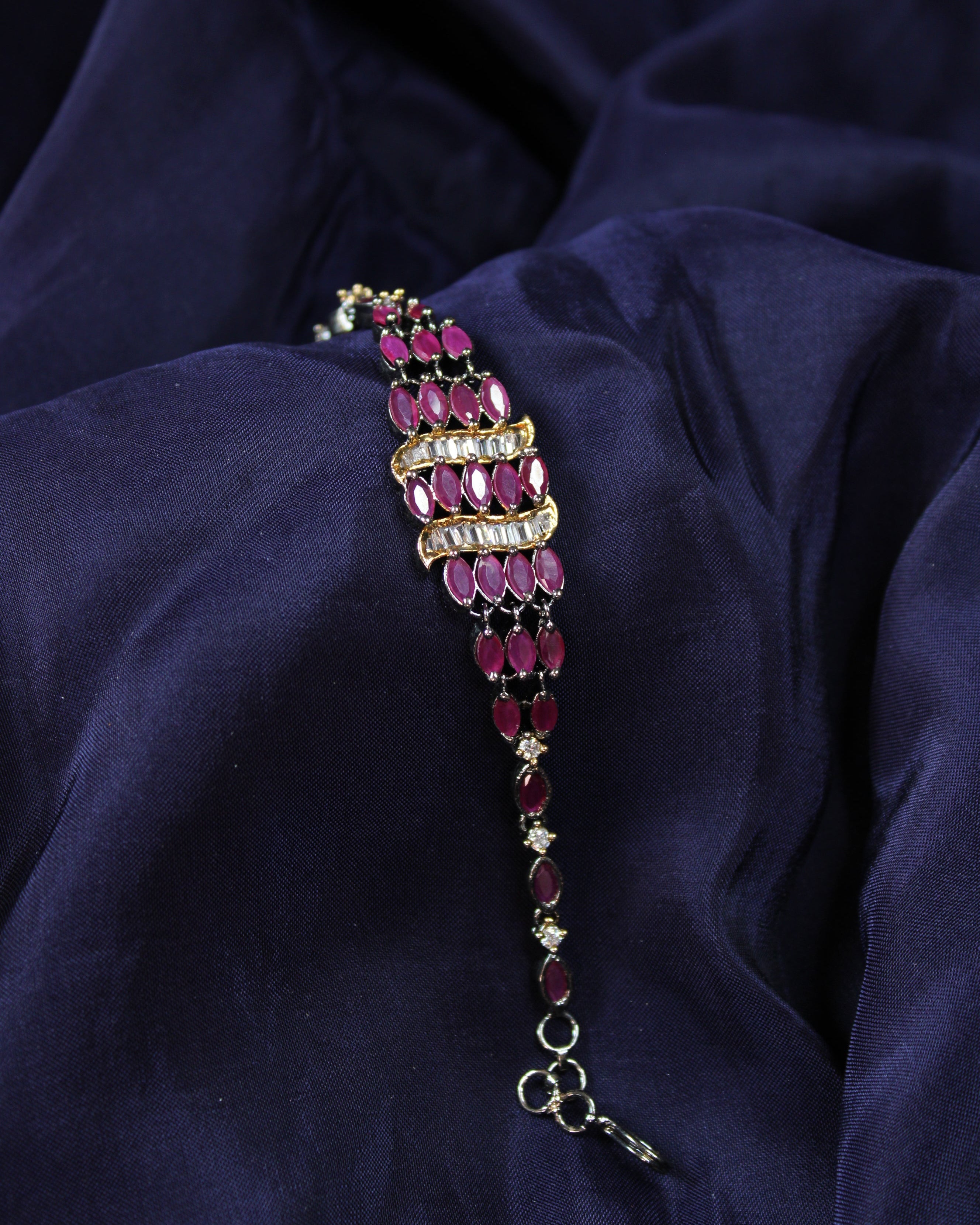 ruby gemstone bracelet