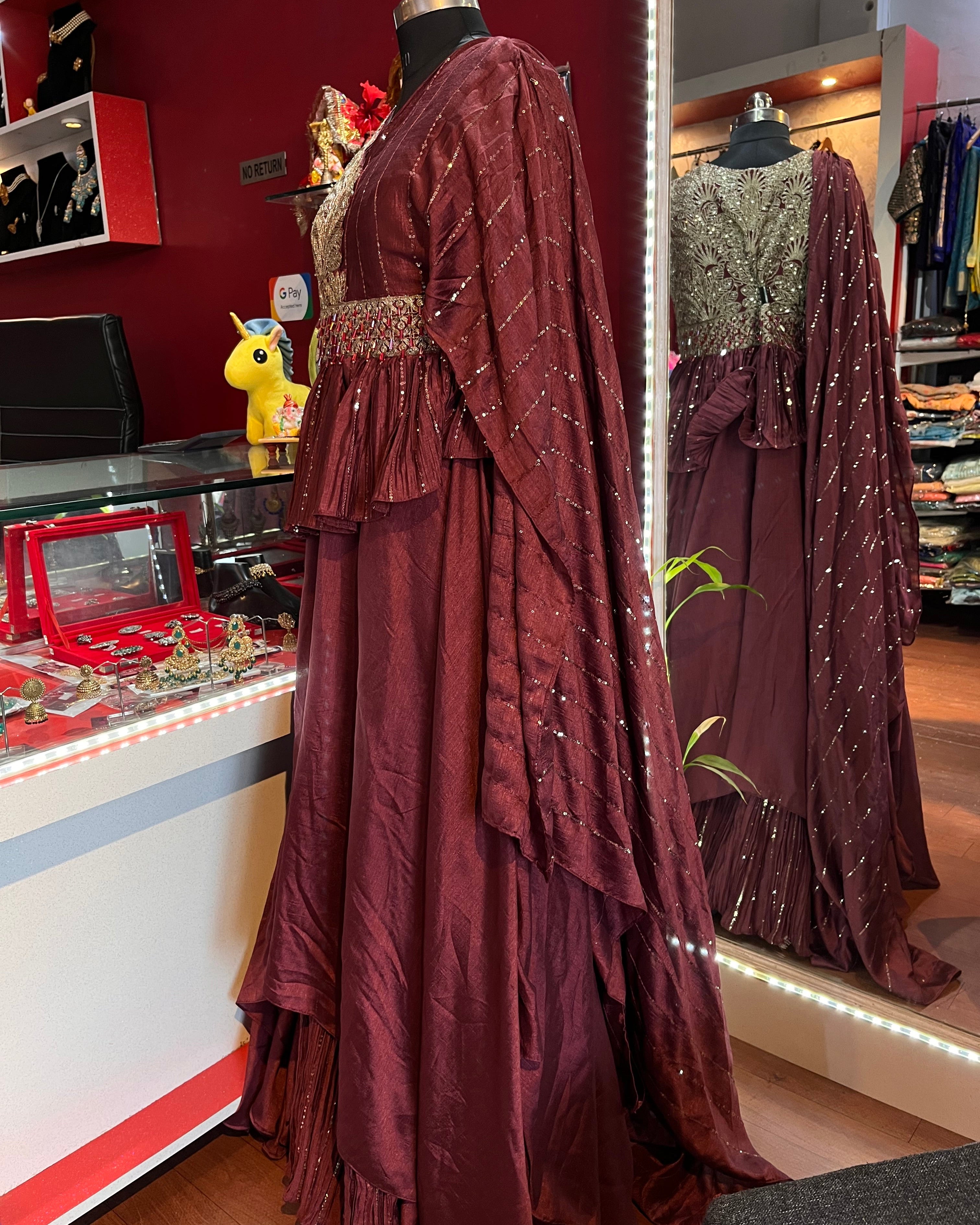 Nitya Drape Gown