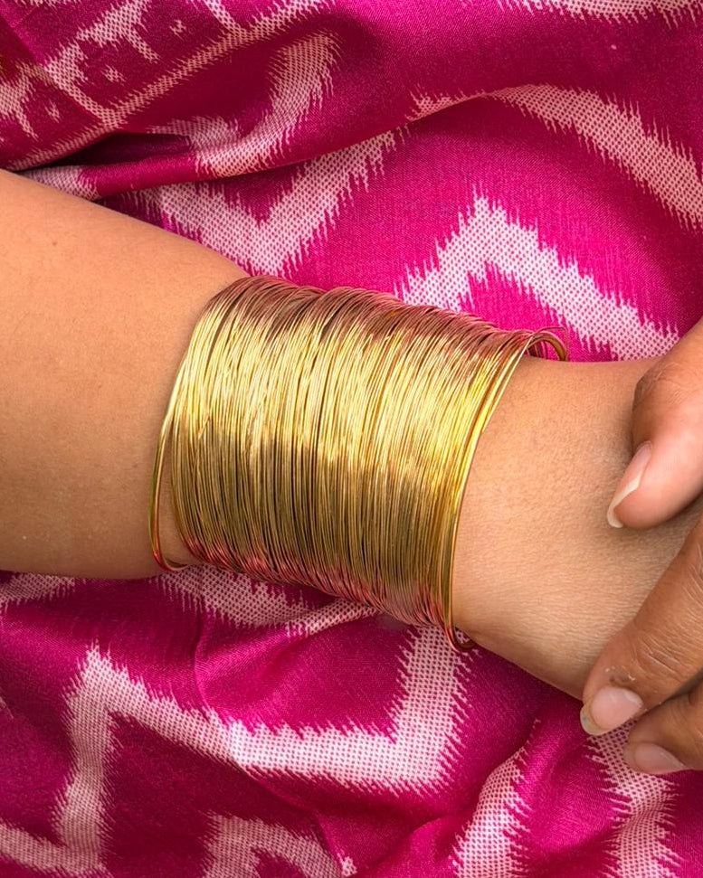 Gold plated bracelet
